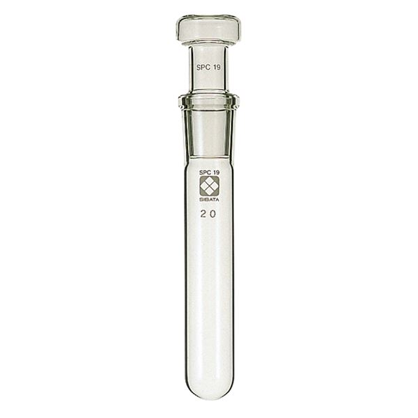 【柴田科学】SPC パソコン 受器 平栓付 20mL【5個】 030870-19A 革新的なデザイン 容量20mLのスペシャル受器、平栓付き 5個セットでお得 あなたの実験をサポートします 送料無料の通販は