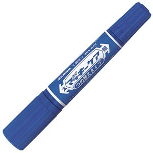 (まとめ) ゼブラ 油性マーカー ハイマッキーケア つめ替えタイプ 太字+細字 青 YYT5-BL 1本 【×40セット】 送料無料の通販は