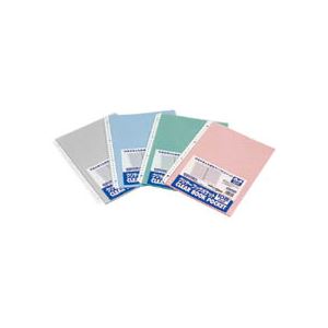 (まとめ) ビュートン リングクリヤーブック(クリアブック)ポケット A4タテ 2・4・30穴 グレー CBP-A4-10G 1パック(10枚) 【×20セット】 送料無料の通販は 6,690円