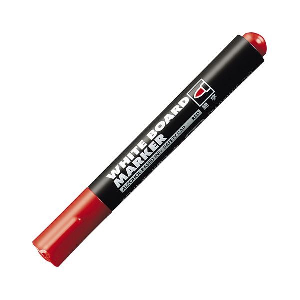 (まとめ) コクヨ ホワイトボード用マーカーペン 細字 赤 業務用パック PM-B101NR 1箱(10本) 【×5セット】 白 送料無料の通販は