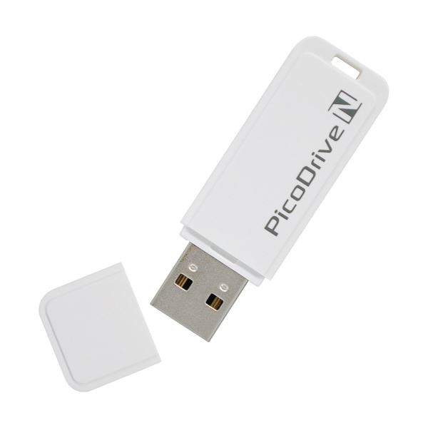 （まとめ） グリーンハウス USBメモリー ピコドライブ N 32GB GH-UFD32GN 1個 【×2セット】 緑
