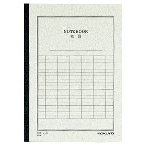 （まとめ） コクヨ 統計ノート セミB5 縦罫6本 40枚 ノ-4V 1冊 【×20セット】 送料無料の通販は 6,146円