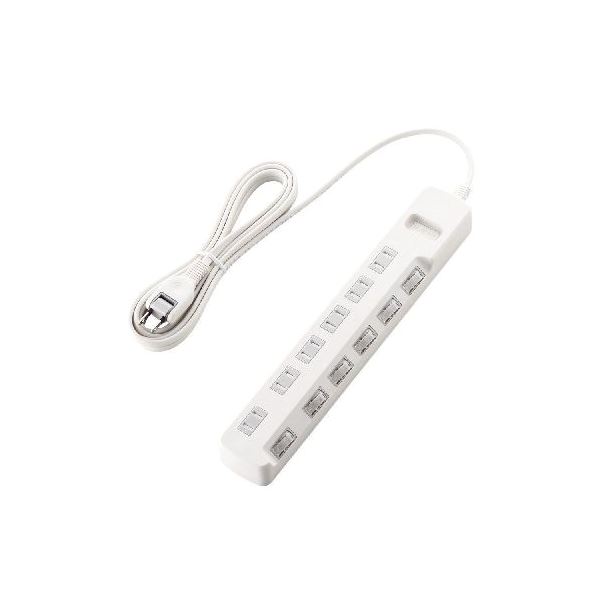 (まとめ) ほこり防止シャッター付 省エネタップ T-E6A-2630WH【×2セット】 送料無料の通販は