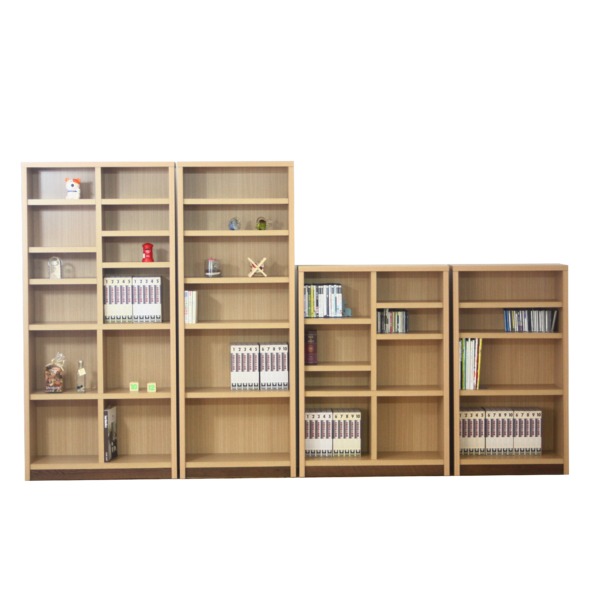 ブックシェルフ キャビネット 本棚 幅67cm ナチュラル 可動棚板2枚付き 雑誌 A4サイズ整理 収納 可 木目調 日本製 国産 完成品 リビング 書斎 子供部屋 送料無料の通販は