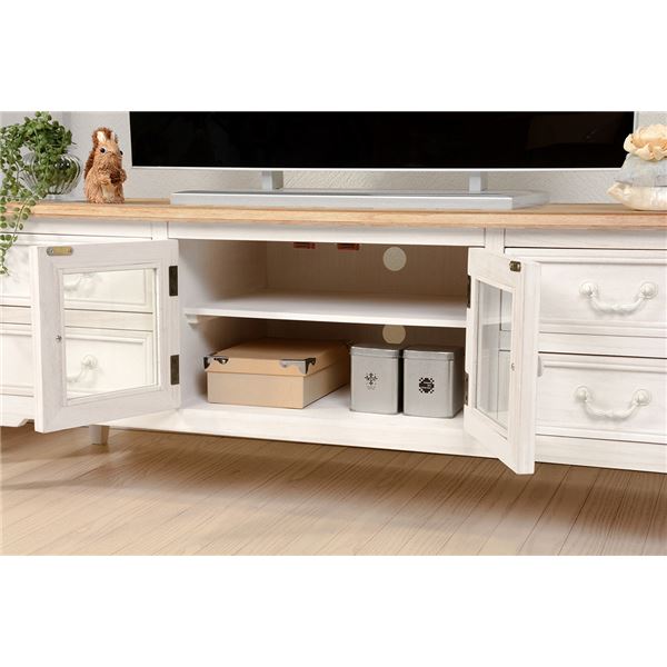 テレビ台 テレビボード TVボード 約幅120cm ホワイト 木製 引き出し