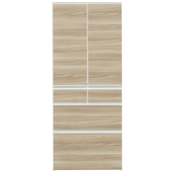 食器棚 台所 キッチン台 キッチンボード 戸棚 キッチン 整理 収納 幅75cm ブラウン 木目調 上台扉耐震ラッチ付き ダイニングボード 板扉 日本製 国産 完成品 玄関渡し 茶 送料無料の通販は 53,150円