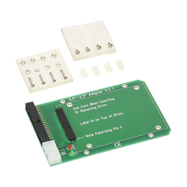(まとめ)変換名人 2.5"HDD→3.5"HDD変換(固定) IDE-25A35AF【×3セット】 パワフルな接続力 2.5インチHDDを3.5インチHDDに変換する究極のケーブル 送料無料の通販は
