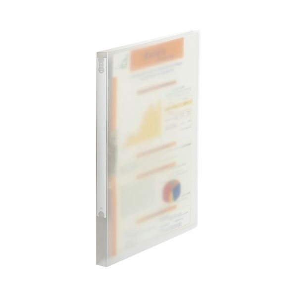 （まとめ） TANOSEE Zファイル（PP表紙） A4タテ 100枚収容 背幅20mm クリア 1セット（10冊） 【×5セット】 送料無料の通販は