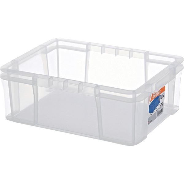 【30セット】 ホームコンテナー/コンテナボックス 【HC-07A】 クリア 材質：PP 〔汎用 道具箱 DIY用品 工具箱〕 送料無料の通販は