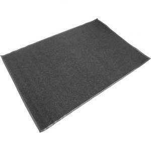 業務用 玄関マット/PVCコイルマット 【ブラック】 120cm×180cm 長方形 屋外用 土砂防止仕様 『Funderful』 〔入口〕 黒 送料無料の通販は