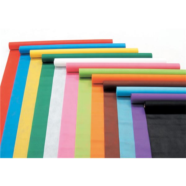 (まとめ) カラー不織布ロール/布生地 【1m切売】 ブラック(黒) 【×30セット】 黒 送料無料の通販は