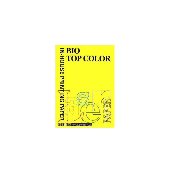 （まとめ） 伊東屋 バイオトップカラー A4判 100枚入 80g／m2 BT112 カナリーイエロー 【×3セット】 黄 送料無料の通販は