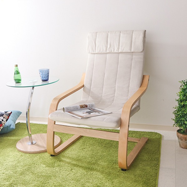 パーソナルチェア (イス 椅子) リビングチェア リビング用 応接チェア イス 椅子 約幅59cm アイボリー 肘付き スリム リラックスチェア リビング ダイニング インテリア家具 乳白色 送料無料の通販は 11,383円