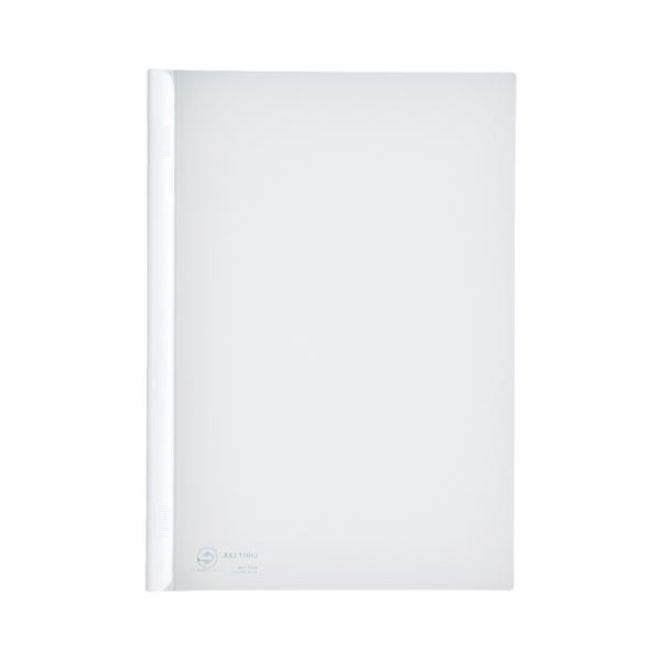 (まとめ) リヒトラブ リクエスト スライドバーファイル 厚とじタイプ A4タテ 50枚収容 白 G1730-0 1パック(10冊) 【×5セット】 送料無料の通販は