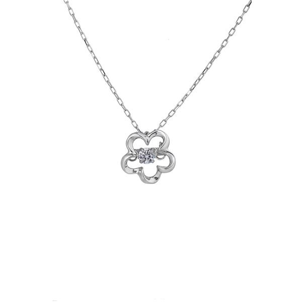 ダンシングストーンペンダント/ネックレス【プラチナPt900・天然ダイヤモンド0.03ct】FTW-2149_Pt 送料無料の通販は