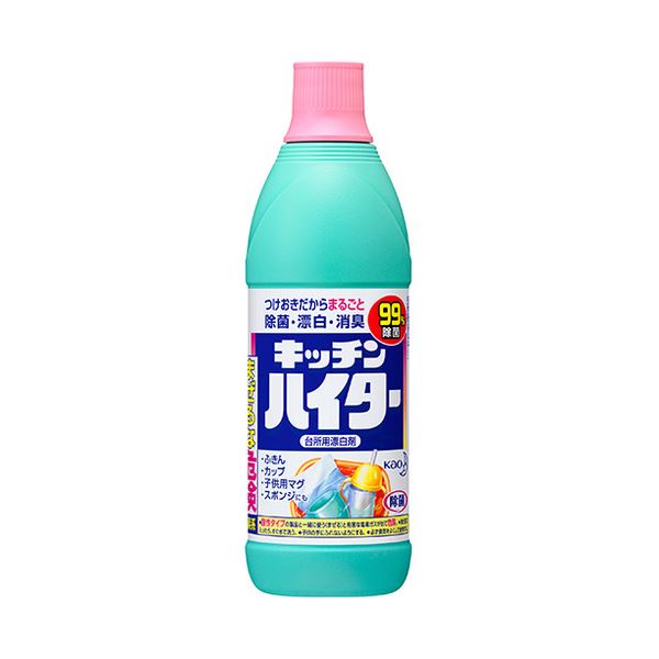 （まとめ） 花王 キッチン 台所 ハイター 小 600ml 1本 【×20セット】 台所の奇跡 驚異の漂白力 キッチンワンダー600ml×20本セット 汚れも黄ばみも一撃で消し去る 驚愕の洗浄力でキッチンを輝かせる 送料無料の通販は 7,503円