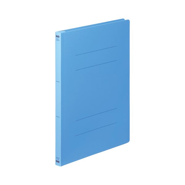 （まとめ） TANOSEE フラットファイル（PP） A4タテ 150枚収容 背幅17mm ブルー 1セット（25冊：5冊×5パック） 【×2セット】 青 送料無料の通販は