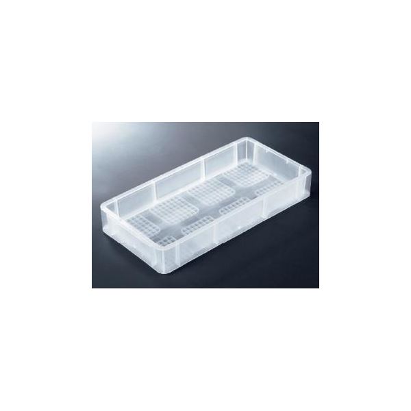 【10個セット】 TP規格コンテナボックス 【TP-361B 穴無し】 透明 相互モジュール嵌合可