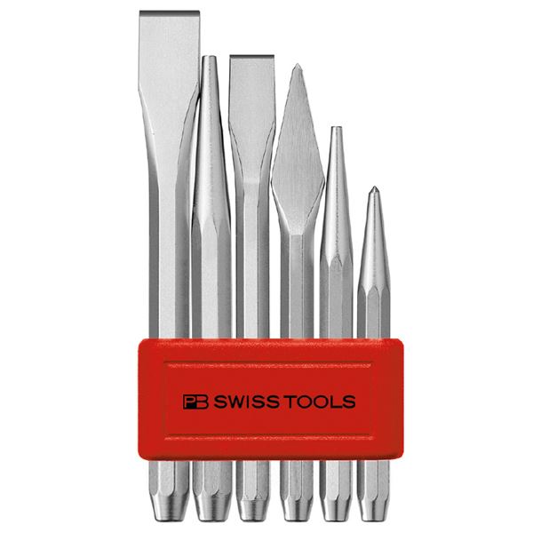 PB SWISS TOOLS 855BL ポンチタガネセット パックナシ パワフルなタガネセット PB SWISS TOOLS 855BL、あらゆる作業に対応する最高のパートナー 送料無料 14,820円
