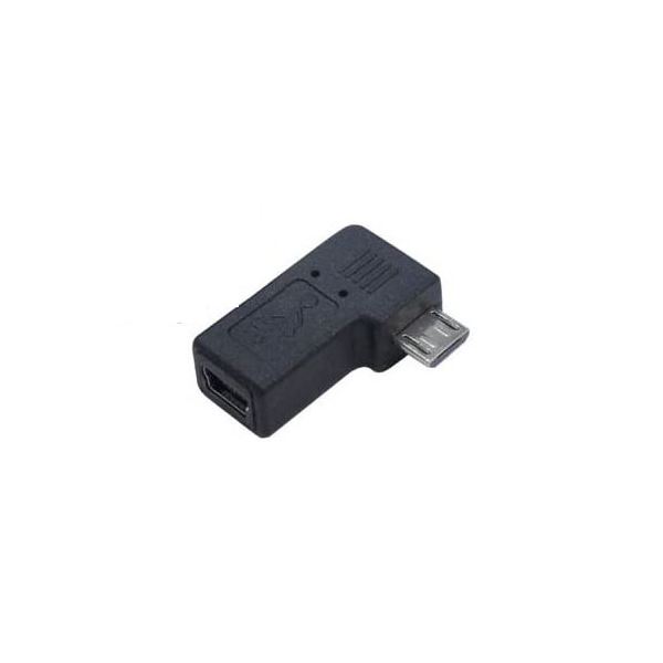 (まとめ)変換名人 変換プラグ USB mini5pin→microUSB 右L型 USBM5-MCRLF【×20セット】 送料無料の通販は
