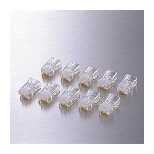 (まとめ) RJ45コネクタ(10個セット) LD-RJ45T10A【×10セット】 送料無料の通販は