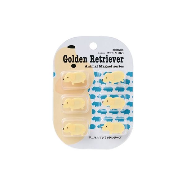 (業務用セット) アニマル マグネット AMG-F01R（レトリバー）【×10セット】 魅惑の動物たちが集結 マグネットセット AMG-F01R（ゴールデンレトリバー）【業務用10個セット】 送料無料の通販は 5,585円