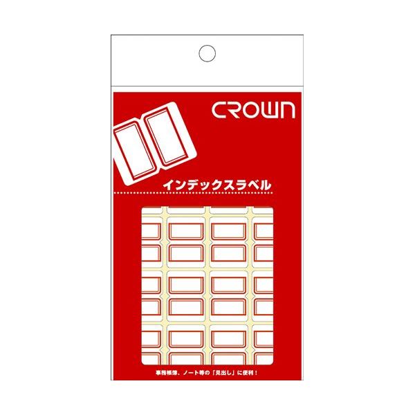 （まとめ） クラウンアドインデックス CR-ID3-R 赤枠 1P入 【×50セット】 瞬時に探し出せるオールマイティなアイテム （まとめ）アドインデックス ユニバーサルタイプ 赤枠 1P入り【×50セット】 送料無料