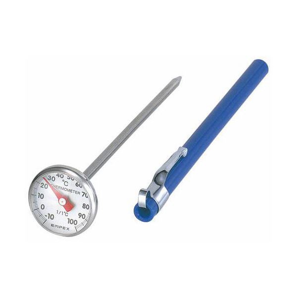 (まとめ)EMPEX クイックサーモ TD-8256 ブルー【×5セット】 青 瞬時に正確な温度を示す、スピーディサーモメーター 青 送料無料の通販は