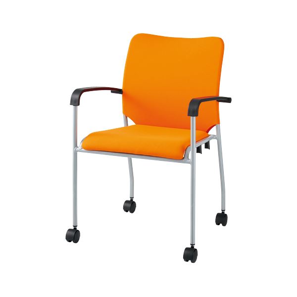 ジョインテックス 会議イス GK-A30R オレンジ 肘付キャスタ付 快適な会議を彩る、鮮やかなオレンジのアームチェア 移動も楽々、キャスター付きで便利さも抜群 ジョインテックスの会議イス、GK-A30Rがあなたの空間を華やかに彩ります 送料無料の通販はその他オフィス家具