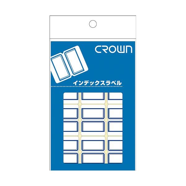 （まとめ） クラウンアドインデックス CR-ID1-BL 青枠 1P入 【×50セット】 瞬時に探し出せるオールマイティなアイテム （まとめ）ブルーボーダーのクラウンアドインデックス CR-ID1-BL 青枠 1P入【×50セット】 送料無料