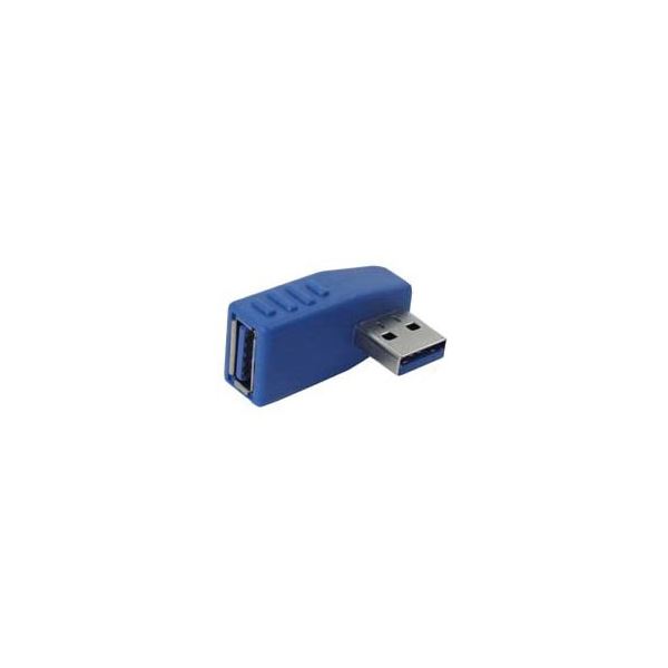 (まとめ)変換名人 変換プラグ USB3.0 A右L型 USB3A-RL【×10セット】 送料無料の通販は