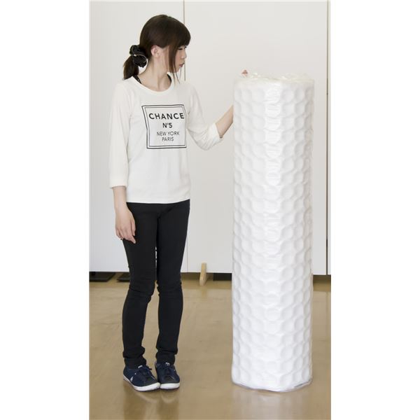 マットレス 寝具 セミダブル 約幅120cm アイボリー 体圧分散 身体にフィットする ポケットコイルマットレス 圧縮梱包 寝室 乳白色 送料無料の通販は