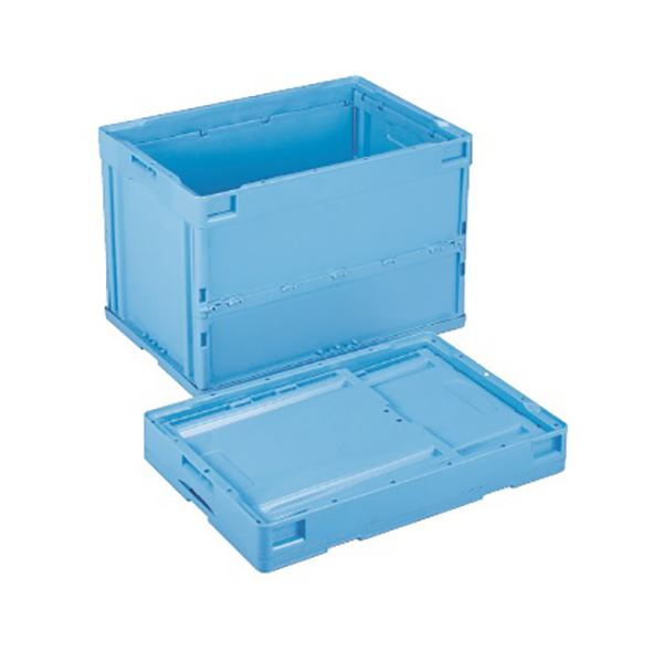 岐阜プラスチック工業 折りたたみコンテナー 蓋なし 60L ブルー CB-S61NR B 岐阜プラスチック 折りたたみコンテナ蓋なし・扉なし20L送料無料