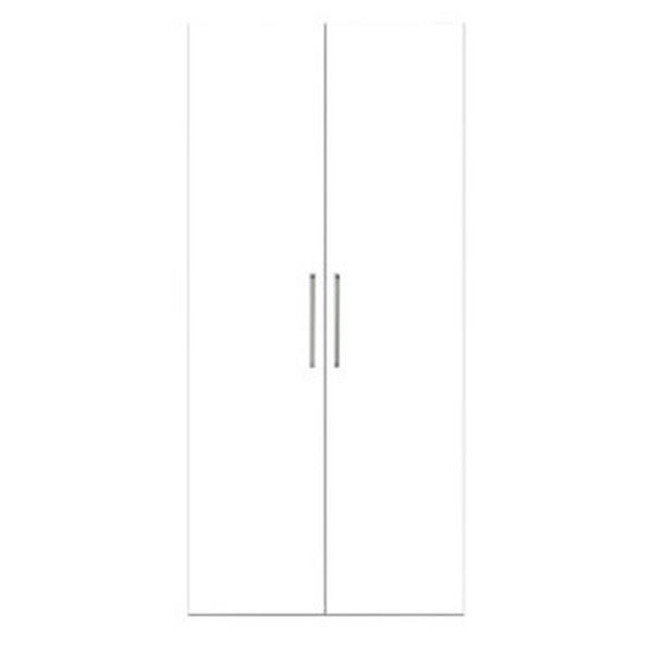 単品 クローゼット タンス 洋服ダンス 衣類整理 収納 幅80cm ホワイト 船底タイプ 日本製 国産 ワードローブ ベッドルーム 寝室 完成品 開梱設置 【チェスト キャビネット 別売 】 白 送料無料の通販は 61,761円