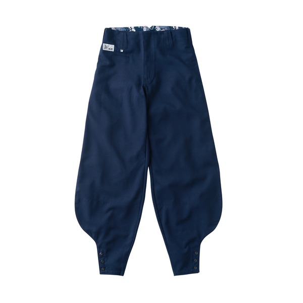 【村上被服製】 サージ素材 パンツ/作業着 【濃紺(のうこん) サイズ85cm】 ポリエステル レーヨン 2300series 2308 『江戸前超ロング』 送料無料