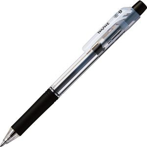 （まとめ） TANOSEE ノック式油性ボールペン ロング芯タイプ 1.0mm 黒 1本 【×60セット】 送料無料の通販は