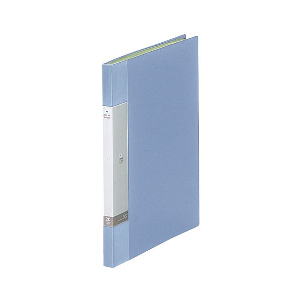 （まとめ） LIHIT LAB. クリヤーブック20P G3201-14 水 10冊【×2セット】 透明な世界への扉 水色の魅力が溢れるクリアファイルブック20ページ 10冊セットでお得にGET ×2セットでさらにお得 送料無料の通販は