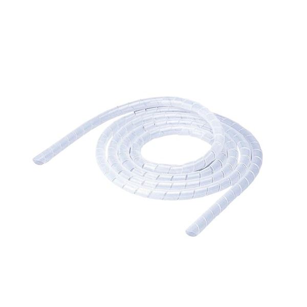 (まとめ) ケーブル 配線 スパイラルチューブ 内径10mm 長さ2m クリア BST-10 1本 【×15セット】 送料無料の通販は