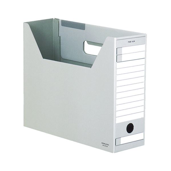 (まとめ) コクヨ ファイルボックス-FS(Dタイプ) A4ヨコ 背幅102mm グレー A4-LFD-M 1セット(5冊) 【×4セット】 送料無料の通販は