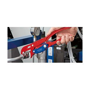 KNIPEX（クニペックス）8360-020 パイプレンチ （スウェーデン型） 効率的な作業を実現するS字パイプレンチ 締め緩めが簡単で時間と手間を節約 頑丈で信頼性抜群 プロフェッショナルに必須 送料無料の通販は