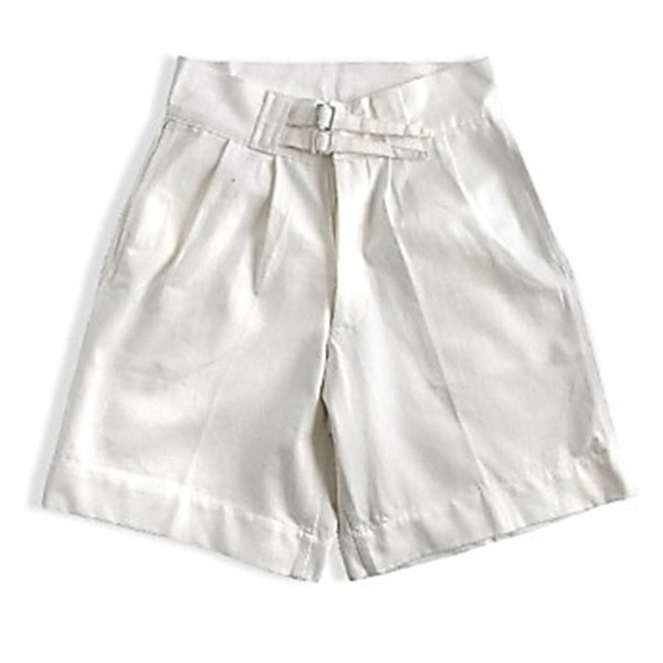 イタリア軍放 グルガ ショーツ パンツ ホワイト 6 （70〜74cm） 未使用 デットストック コットン 綿 ミリタリー 軍モノ 放出 白 送料無料の通販は