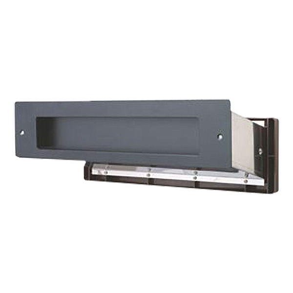 No.3000ポスト ヨコ型 内フタ付気密型 大壁 クリアー【0001-05912】 送料無料の通販は