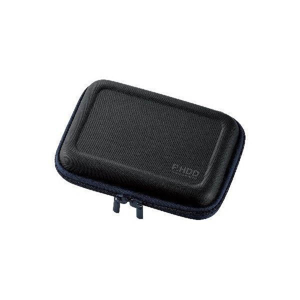 (まとめ) ポータブルHDDケース(セミハード) HDC-SH002BK【×3セット】 持ち運びに便利なポータブルHDDケース セミハードのEVA芯材と柔らかなウレタンスポンジで、大切なHDDをしっかり保護します 送料無料の通販は