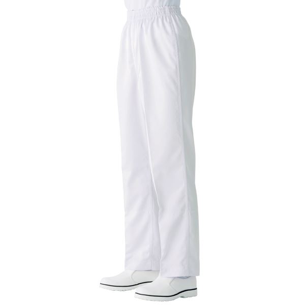 工場用白衣/ユニフォーム 【女子 総ゴムトレパン 4Lサイズ/ホワイト】 インナーネット付 ノータック 『workfriend』 SKH230 白 送料無料の通販は 5,271円