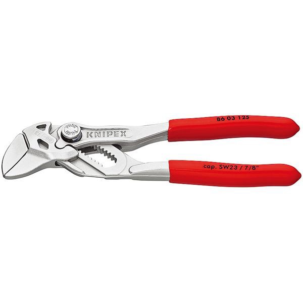 KNIPEX（クニペックス）8603-125 プライヤーレンチ （SB） ラチェットレンチのような使い心地で、プライヤーとしても活躍する最高のツール 驚異の機能を持つプライヤーレンチ8603-125（SB） 送料無料の通販は