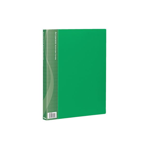 (業務用セット) A4クリアブック 40ポケット ベーシックカラー CB1033Y-N イエロー〔×10セット〕 業務用セット A4クリアブック 40ポケット ベーシックカラー CB1033B-N