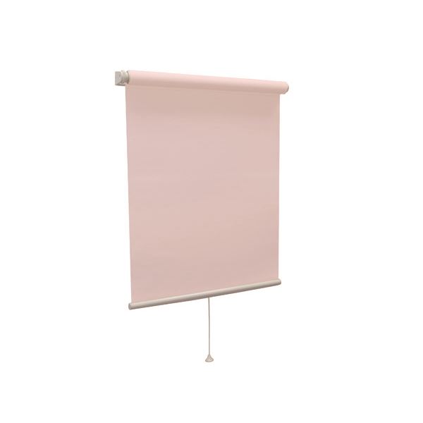 モダン ロールスクリーン 【無地ウォッシャブル 180cm×220cm ピンク】 日本製 国産 巻取りスピード調整機能付き 『ティオリオ』 送料無料の通販は