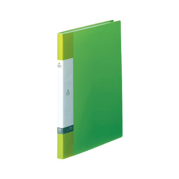 （まとめ） リヒトラブ リクエスト・クリヤーブック A4判タテ型（20ポケット） G3201-6 黄緑 1冊入 【×10セット】 送料無料の通販は 5,415円