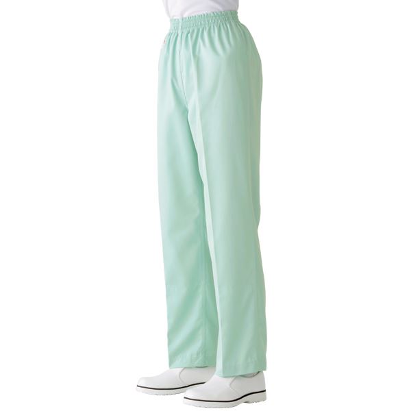 工場用白衣/ユニフォーム 【女子 総ゴムトレパン 4Lサイズ/グリーン】 インナーネット付 ノータック 『workfriend』 SKH230 緑 送料無料の通販は