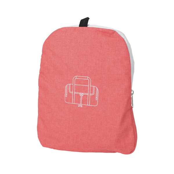 （まとめ） エツミ 折りたたみボストン レッド VE-6838 【×3セット】 赤